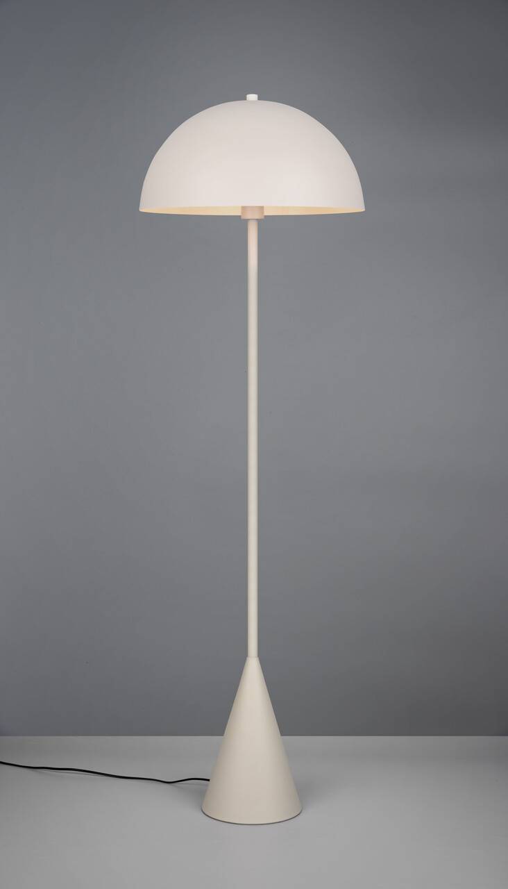 Lampadar Alfie, TRIO, 40x152 cm, 40W, 1x E27, metal, gri - imagine 5